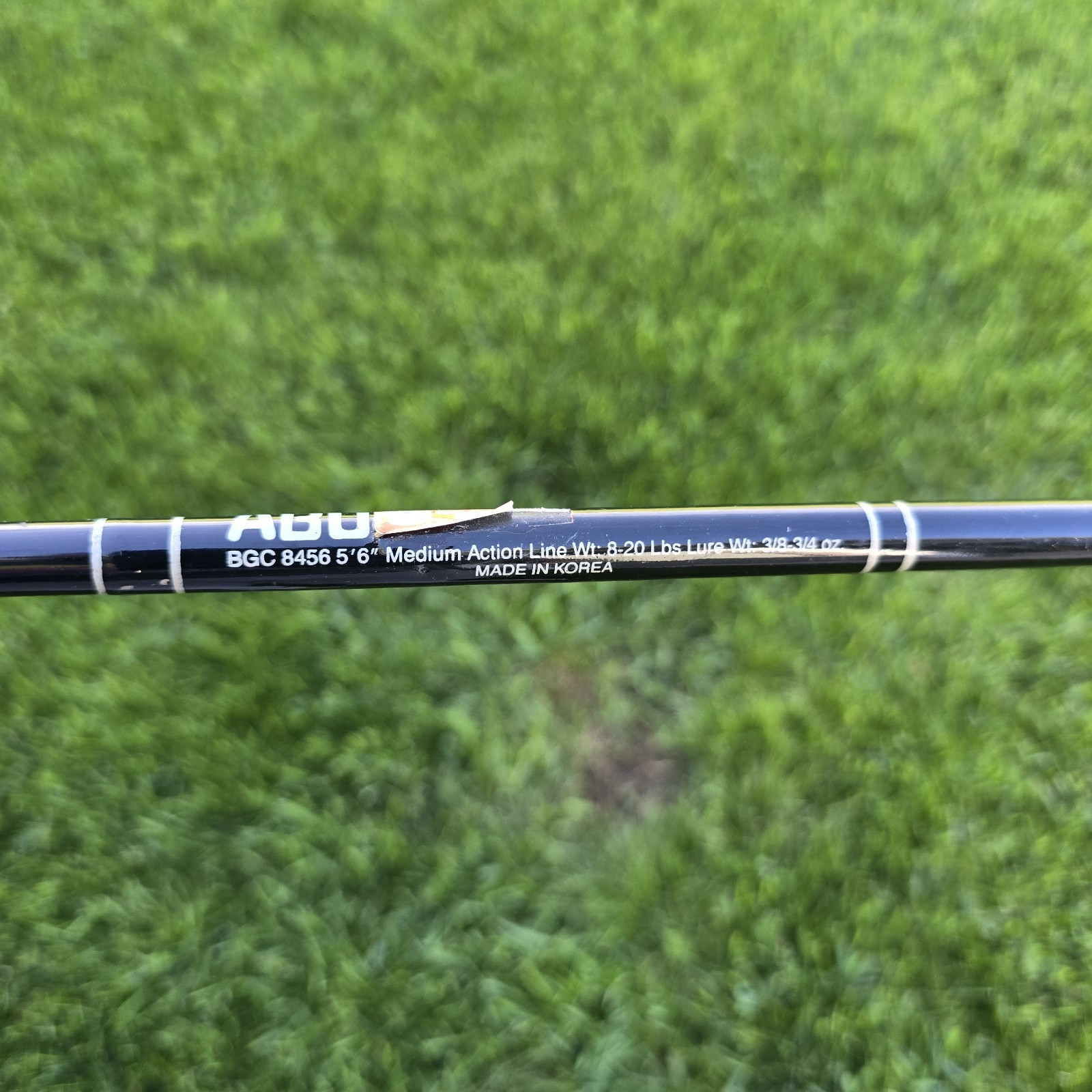 Vintage Abu Garcia BGC 8456 Medium Action Casting Rod Two Piece 8-20 Lbs 5’6″