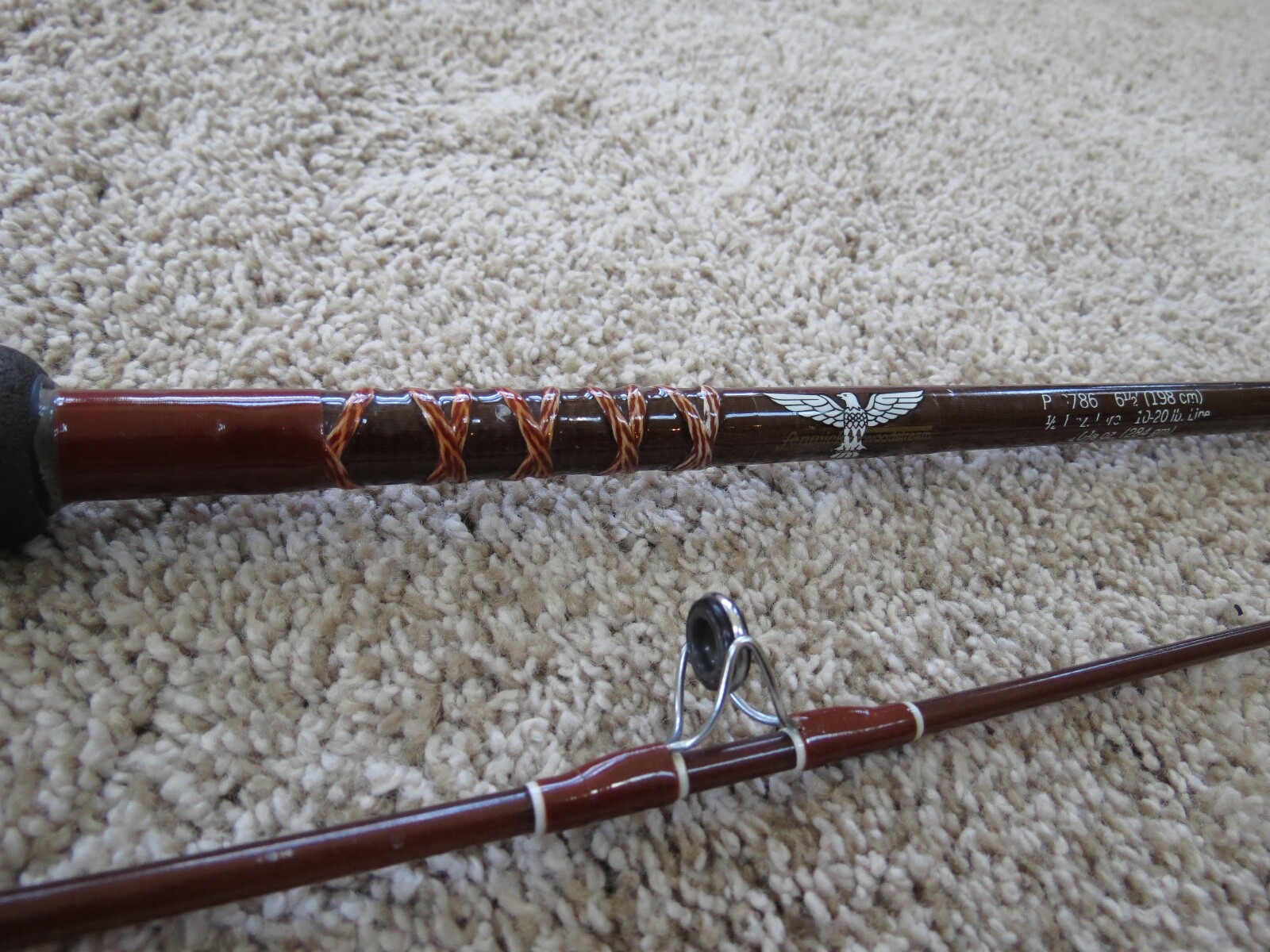 Fenwick Don Ecker Fenglass Bass Fishing rod (lot#13163)