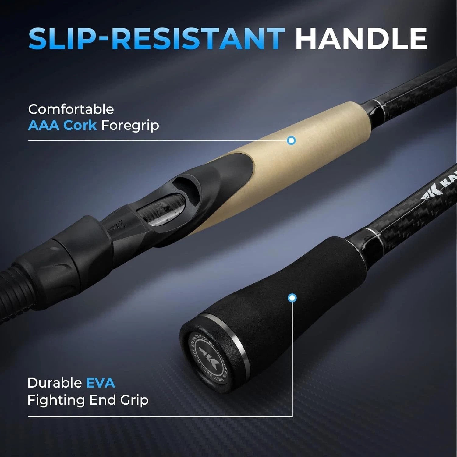 Spartacus II Plus Twin-Tip Spinning & Casting Rods, IM6 Graphite Blanks, Stai…