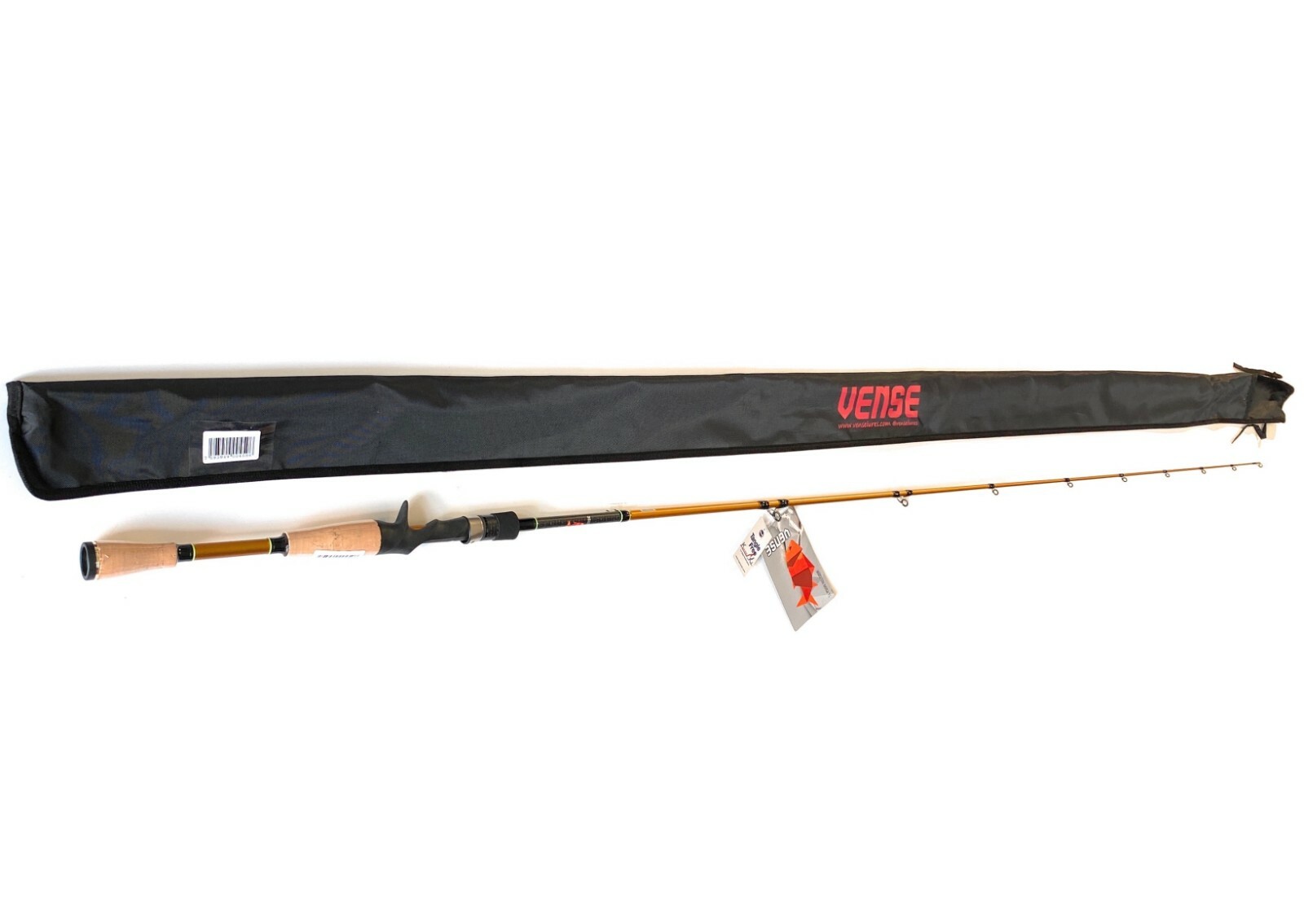 Vense Spinning Fishing Rod 6 Feet Medium Heavy 1-Piece, SaltWater and Freshwater