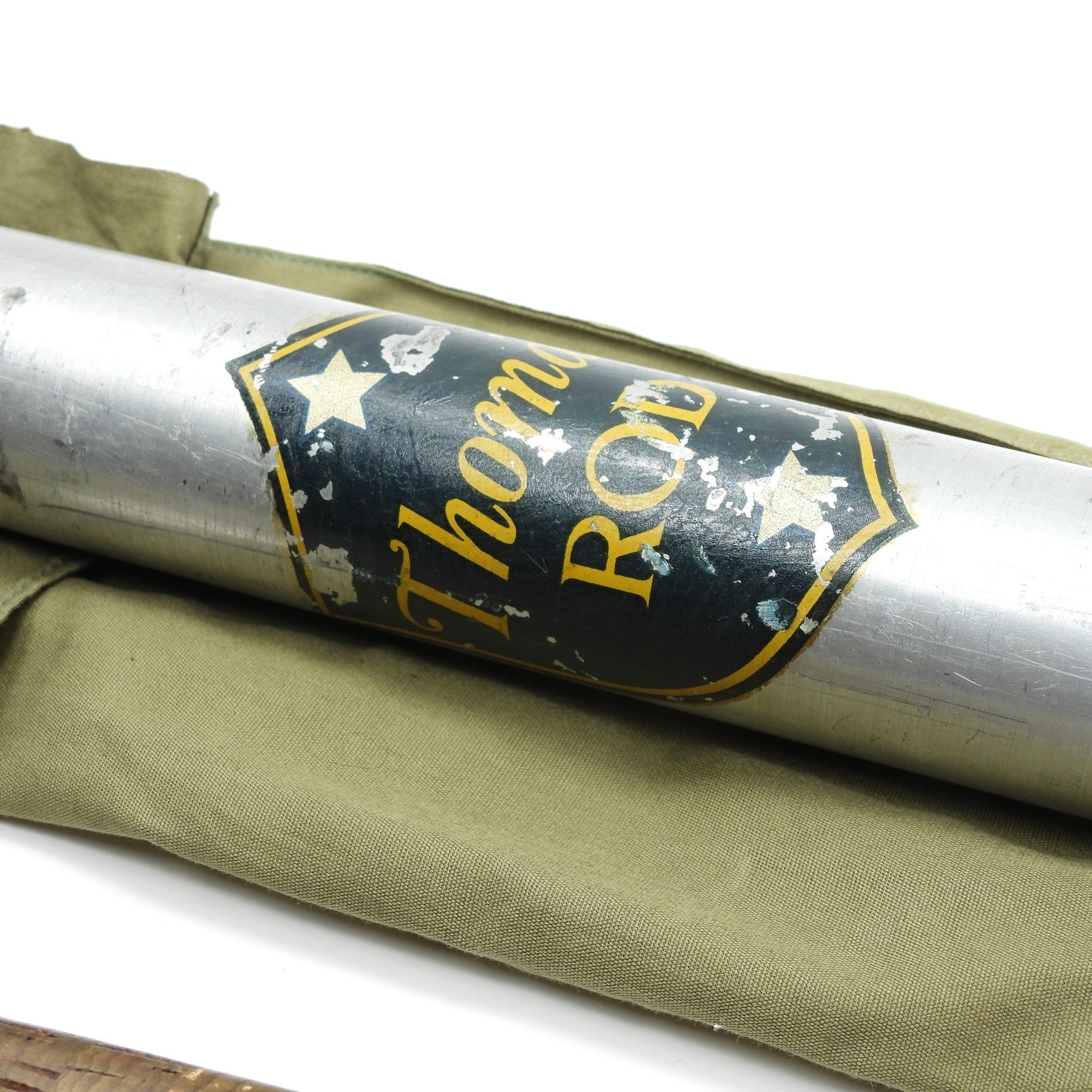 F.E. Thomas Special “Streamer” Bamboo Fly Fishing Rod. 9’. 3/2. W/ Tube & Sock.