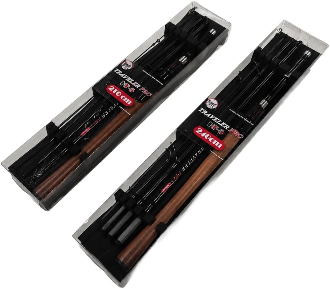 HungryFish Traveler Pro 5-Piece Travel High Carbon Fishing Rod 7’10” (240cm)