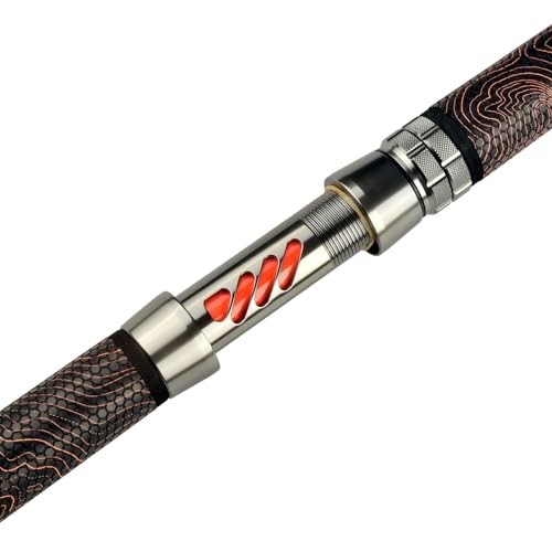 Monster Catfish Fishing Rod – 1 Piece 7′ Glow with Black Light – Catfishing