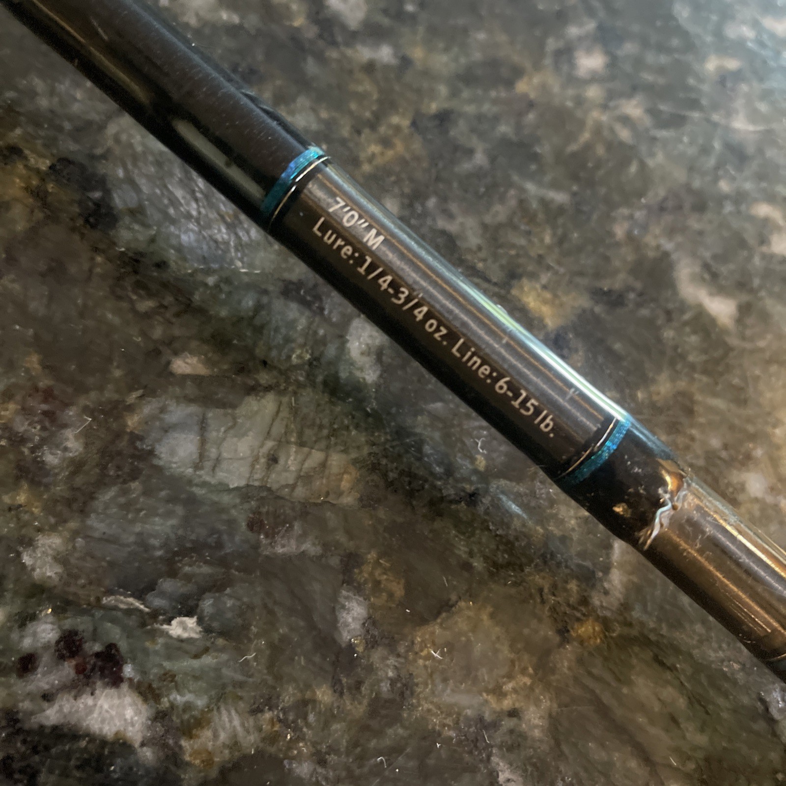 Team Daiwa TDT701MXS 7’0” M Rod 1/4-3/4 Oz Line 6-15 Lb. Black Blue