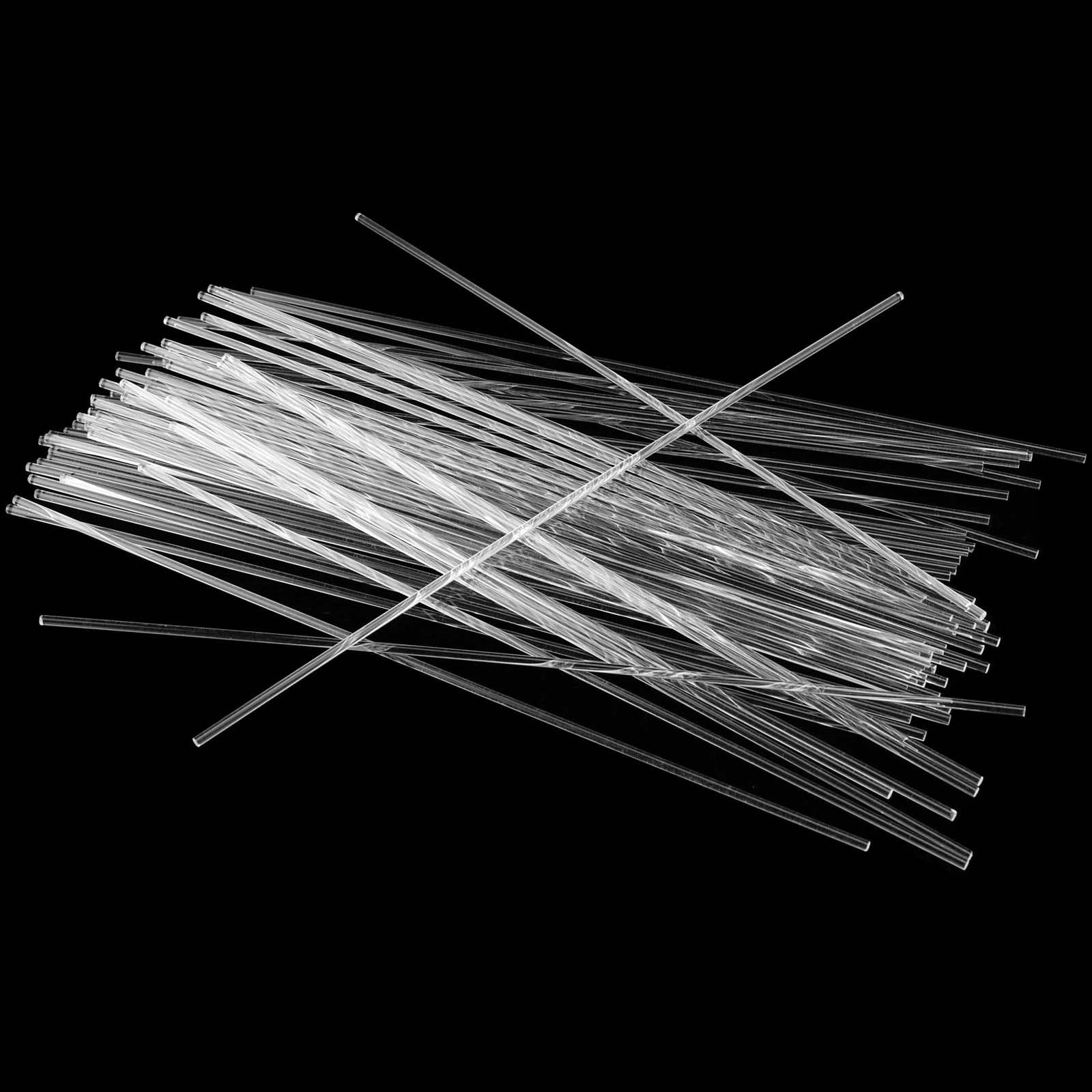 300 PCS 12 Inch Clear Acrylic Rods 1/8 Inch Diameter Dowel Cake Topper Party