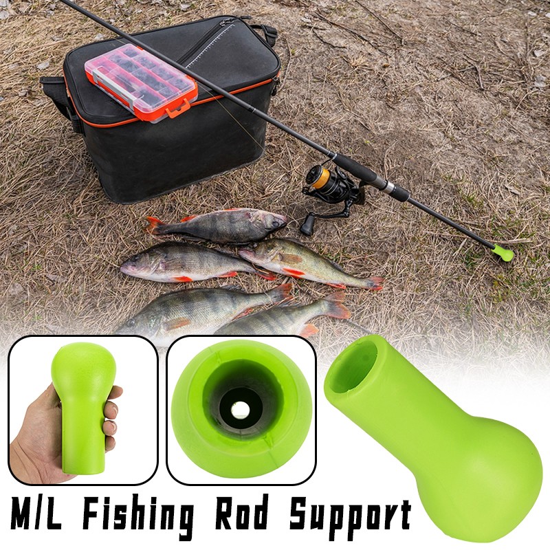 Fishing Fighting Tool Rod Holder Butt Cushion Cap Spherical Fishing Pole Holder