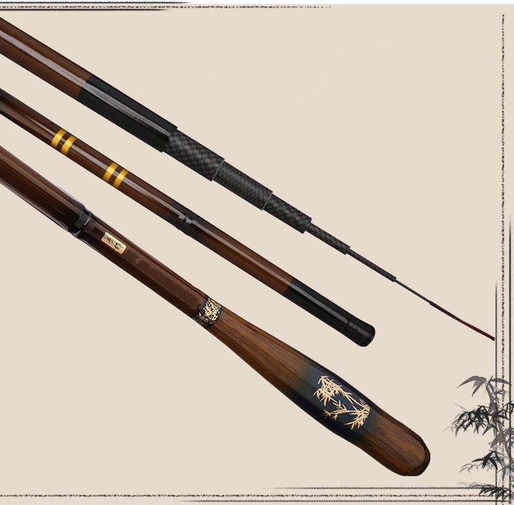 1pcs Miniature short-section carbon fiber small fishing rod fishing gear