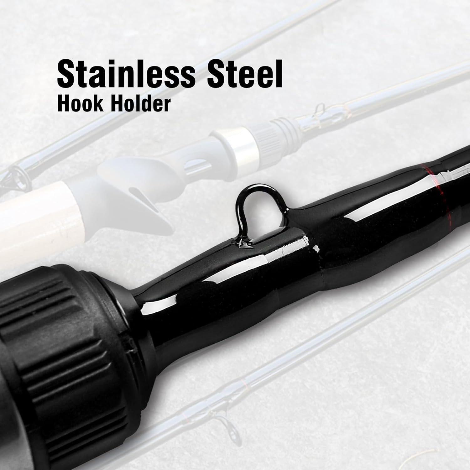 4 Pieces Travel Casting Rod Carbon Baitcasting Fishing Rod Portable Fishing Rod