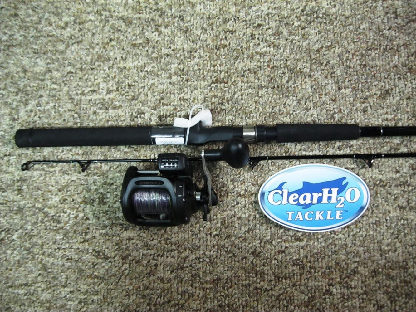 Okuma Classic Pro MA-45DXT Pre-spooled 27# Leadcore w/ Okuma Classic Pro Trollin