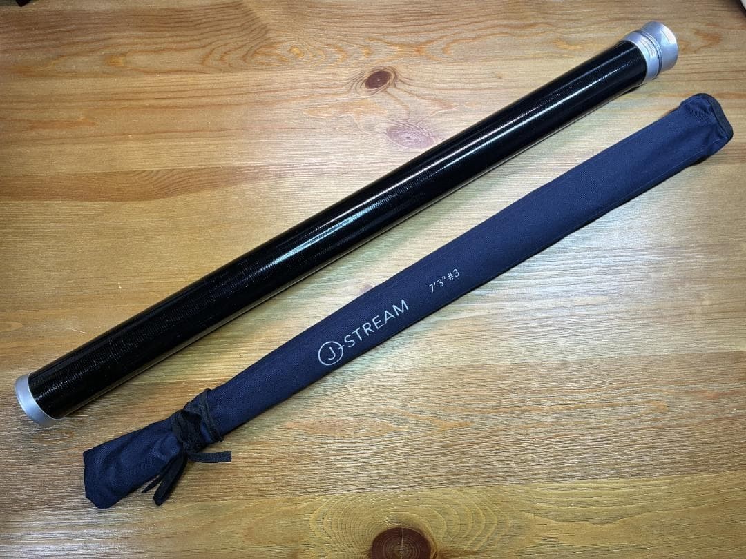 TIEMCO J-Stream JS733-4 Fly Rod 7’3″ #3 4pc w/ Rod Case Japan