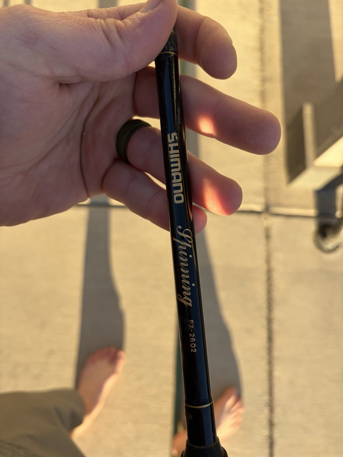SHIMANO SPINNING Fishing ROD FX-2602 6’0” TWO-PIECE 6-15Lb.