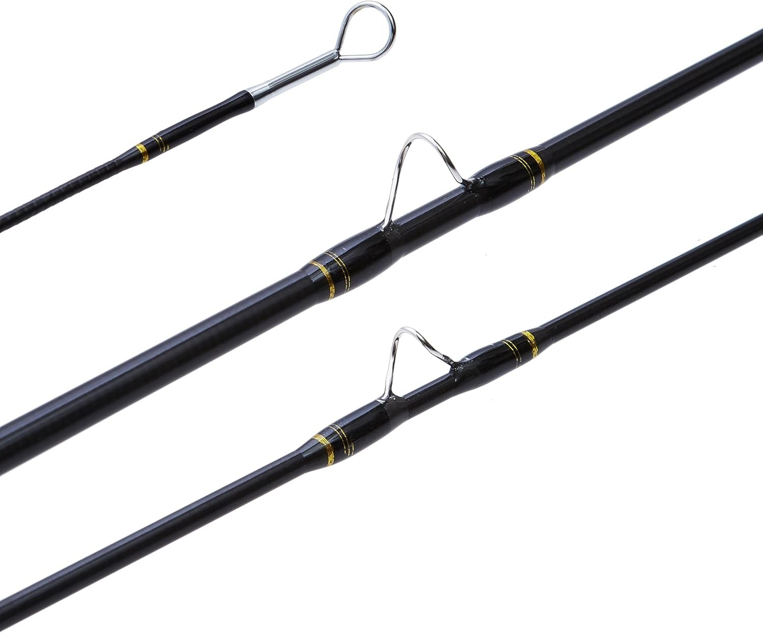 3-Piece Portable Carbon Fiber Fly Fishing Rod, 6 Ft, 0/1Wt, Fast Action, Lightwe