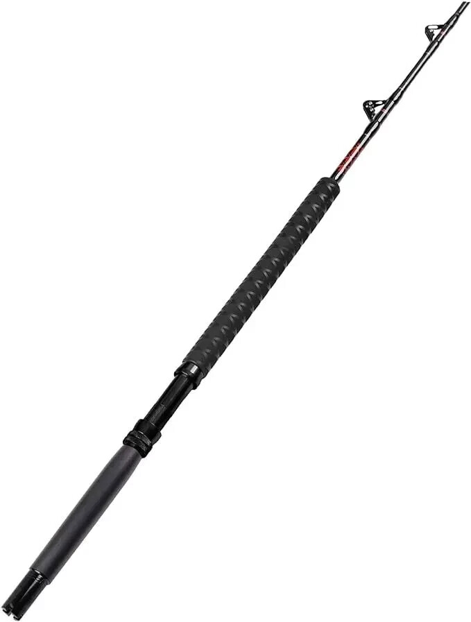 Saltwater Trolling Rod Offshore Big Game Boat Fishing Pole w Roller Guides Heavy
