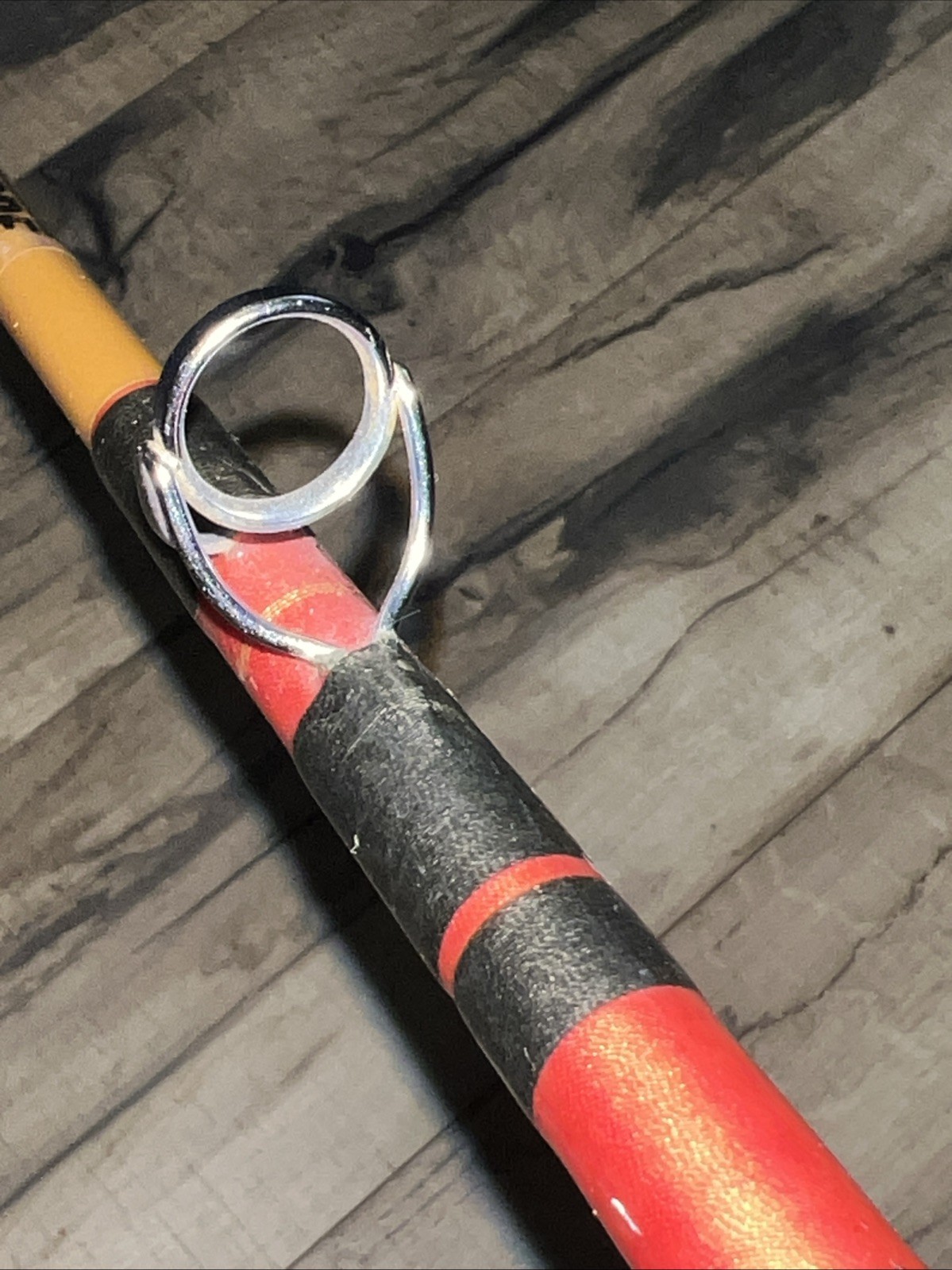 Sabre Classic Stroker 1pc 1661c 6’ Fishing Rod 30-80lb Test, Missing One Guide