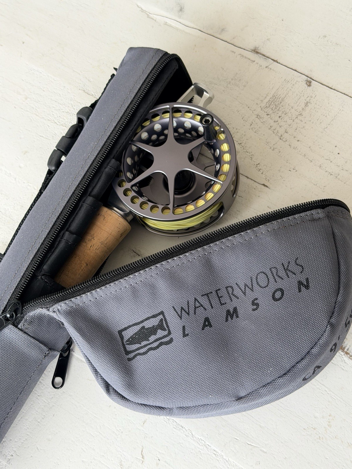 **BEAUTIFUL**🔥WATERWORKS LAMSON CENTER AXIS 5wt. 9’ft Fly Rod ~LEDENDARY~🔥