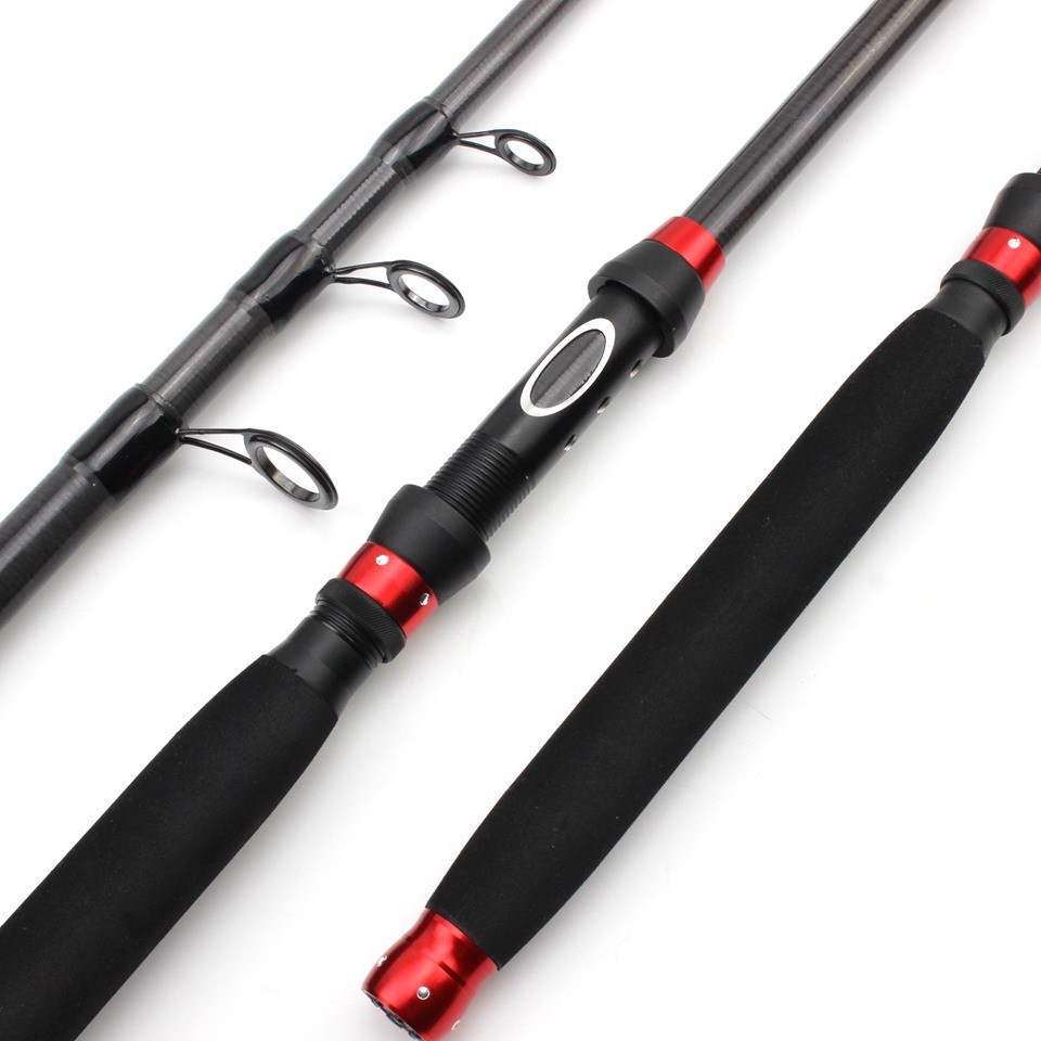 Rock Fishing Rod Carbon Fiber Spinning Telescopic Fishing Rod 1.8M 2.1M 2.4M 3M