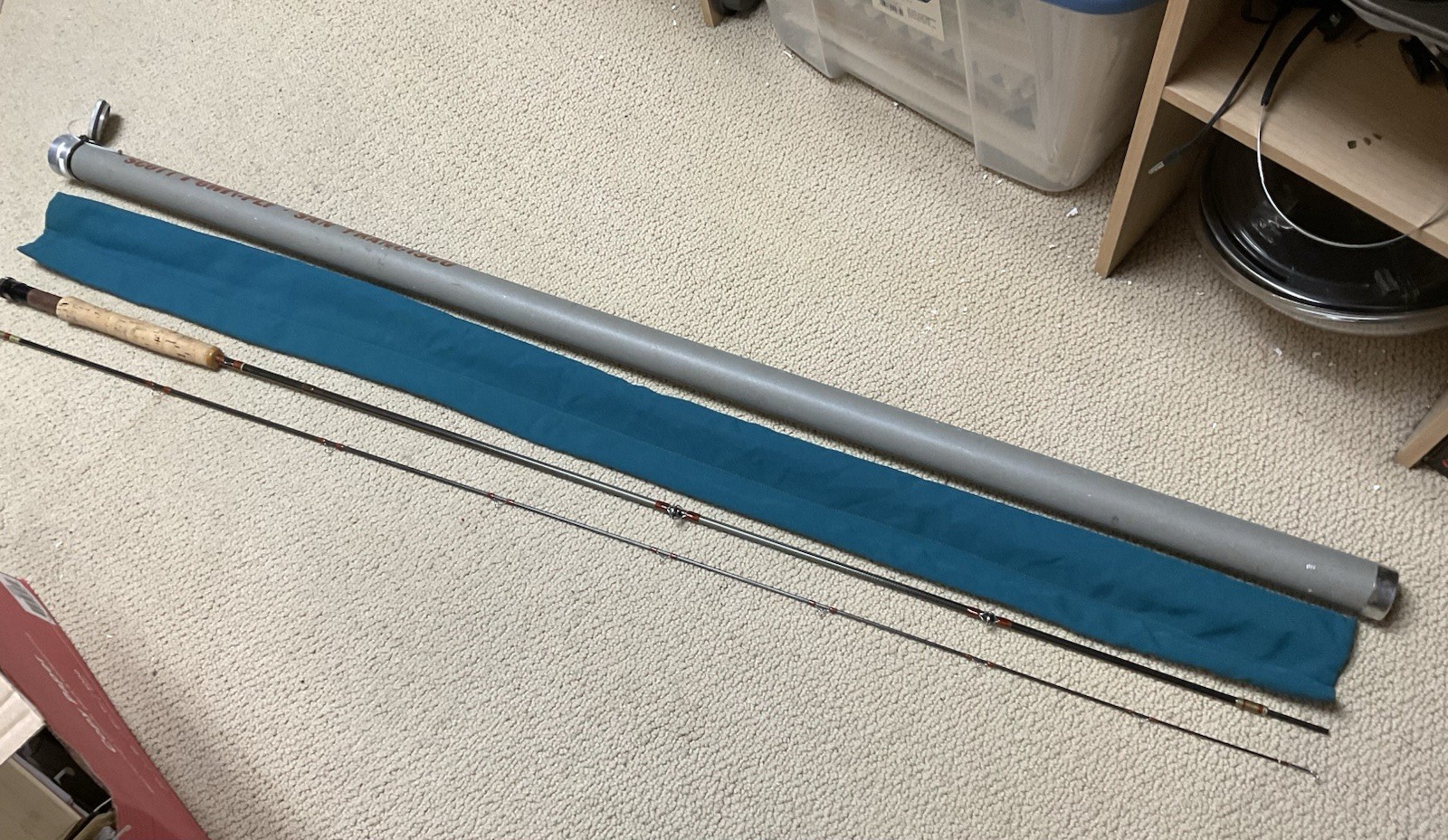 Early Vintage SCOTT PowR-PLY 8’6” 6 Wt 2 Pc Graphite Fly Rod **NICE**
