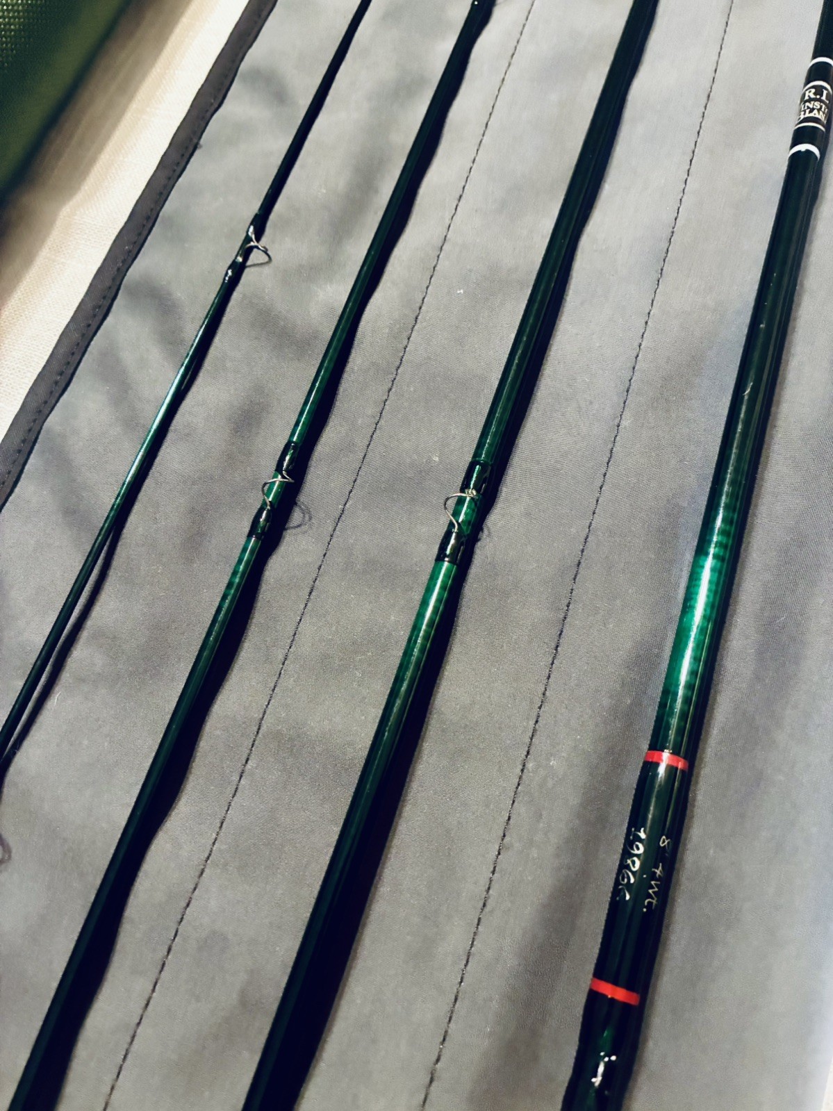 Winston Pure 8′ 4wt Fly Rod 4pc. CustomWinston cap and ring reel seat. Preowned