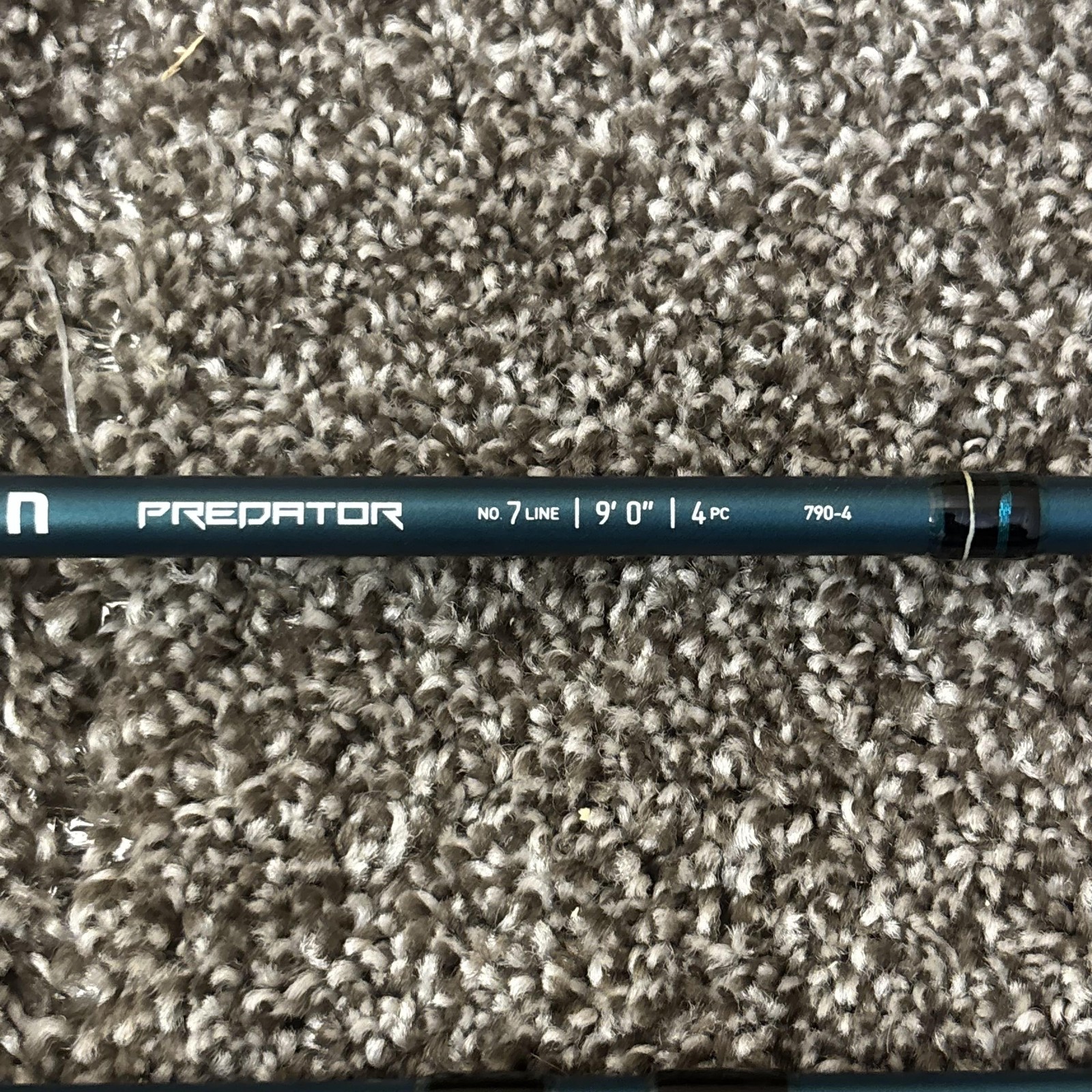 Redington Predator 790-4 Fly Rod 9’0 7wt 4 Piece Blue Graphite Fast Action Rod