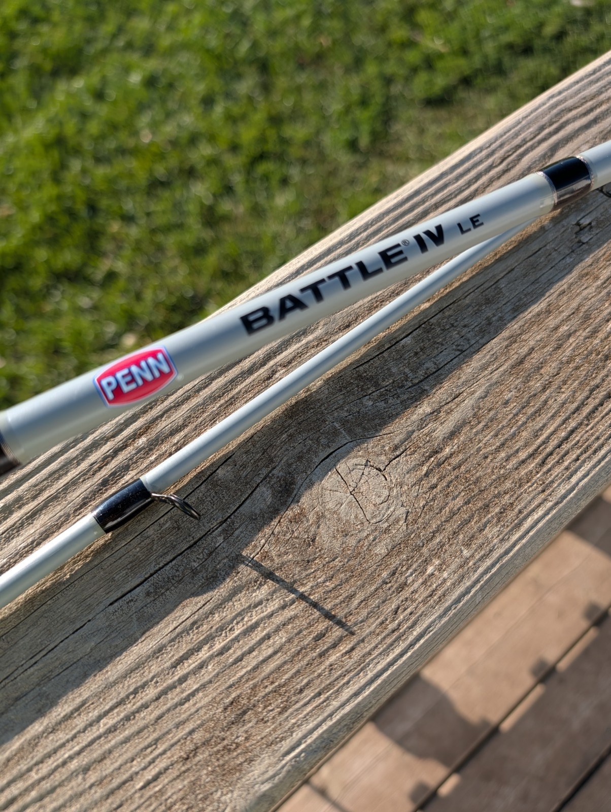 Penn Battle IV LE 7′ Medium-Fast 2 Piece Spinning Rod. Salesman Sample.