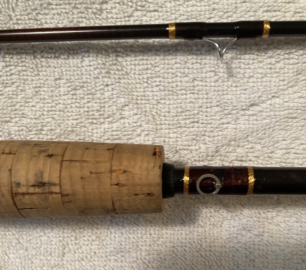Fenwick HMG Graphite Fly Rod GFL102 Two PC 6 WT Vintage USA