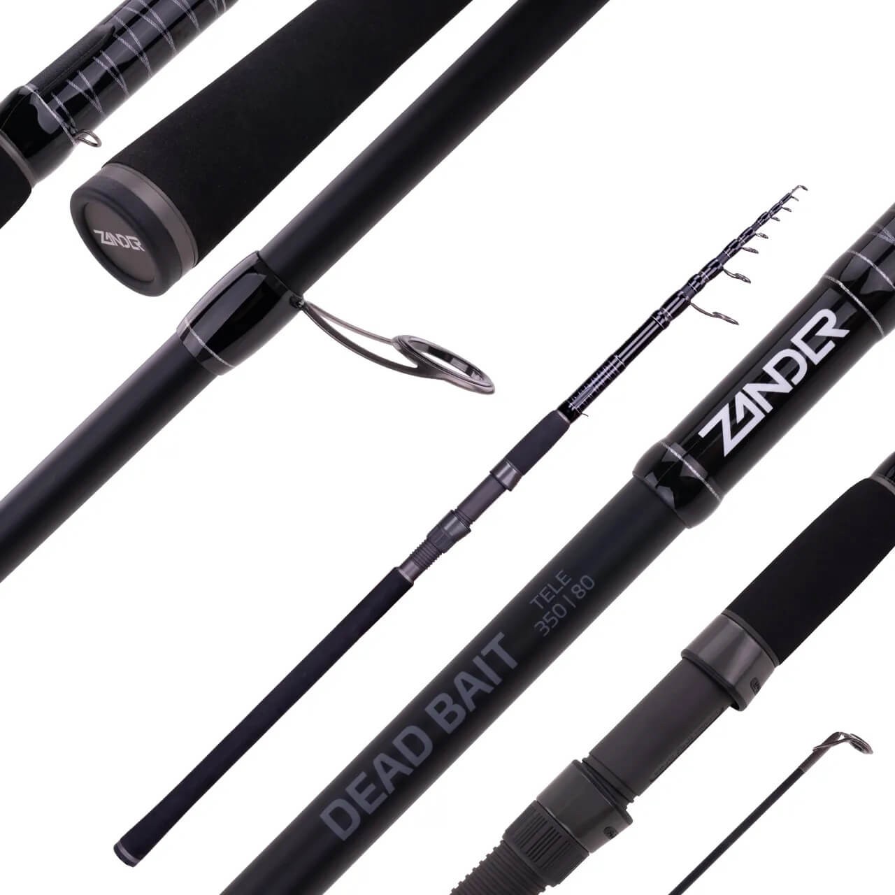 Tick walleye dead bait telescopic rod 3.50m 80g walleye rod pike rod fishing rod rod