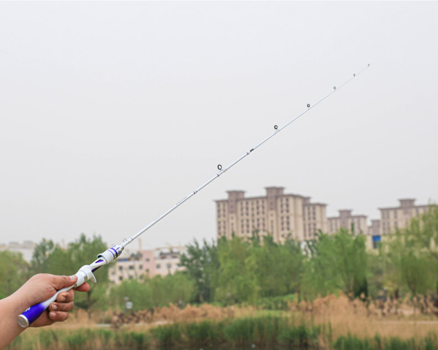 1.68m 1.8m Lure Fishing Rods Carp Carbon Fiber Rod Casting Spinning 2 Sections