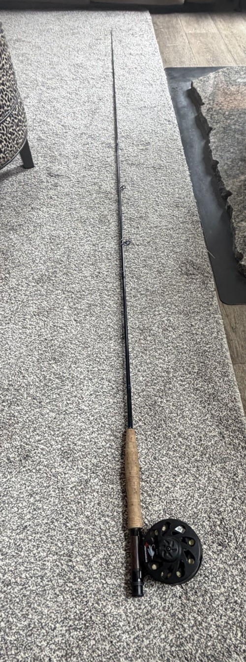 Bill Carnazzo Custom Fly Rod 9’ 5wt 4pc L3 w/ Redington Reel