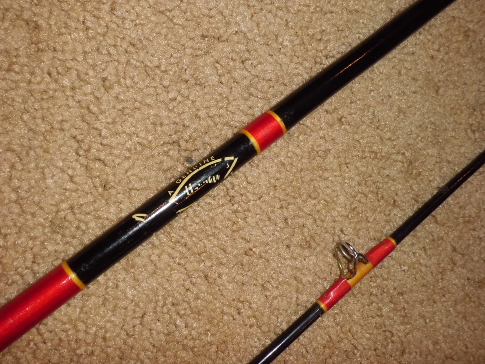 Vintage HARNELL Steelhead/Salmon Spinning 8′ Rod made in USA- 12 lb test