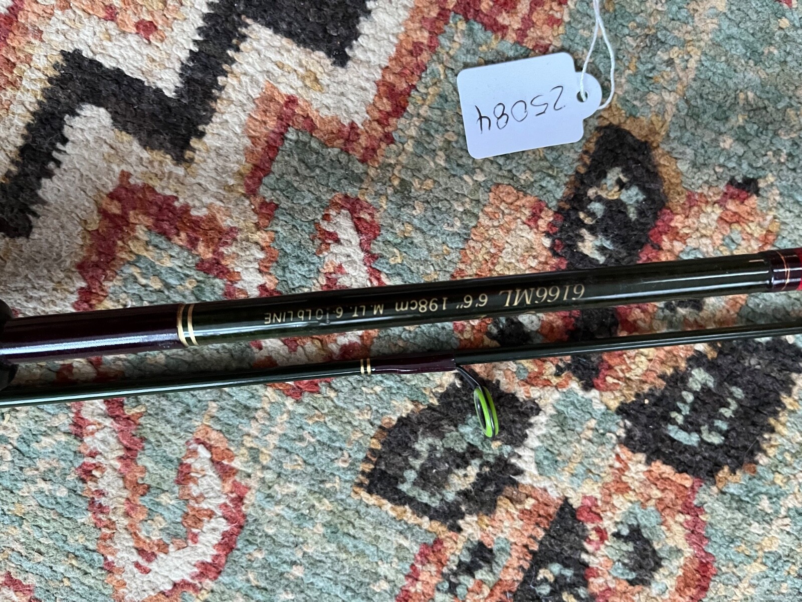 Vintage Kunnan bass/trout fishing rod 6-10lb (25084)