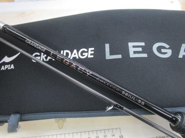 Apia Spartas Grandage Legacy Sweeper S61UL-SS Saltwater Rod Shore Used