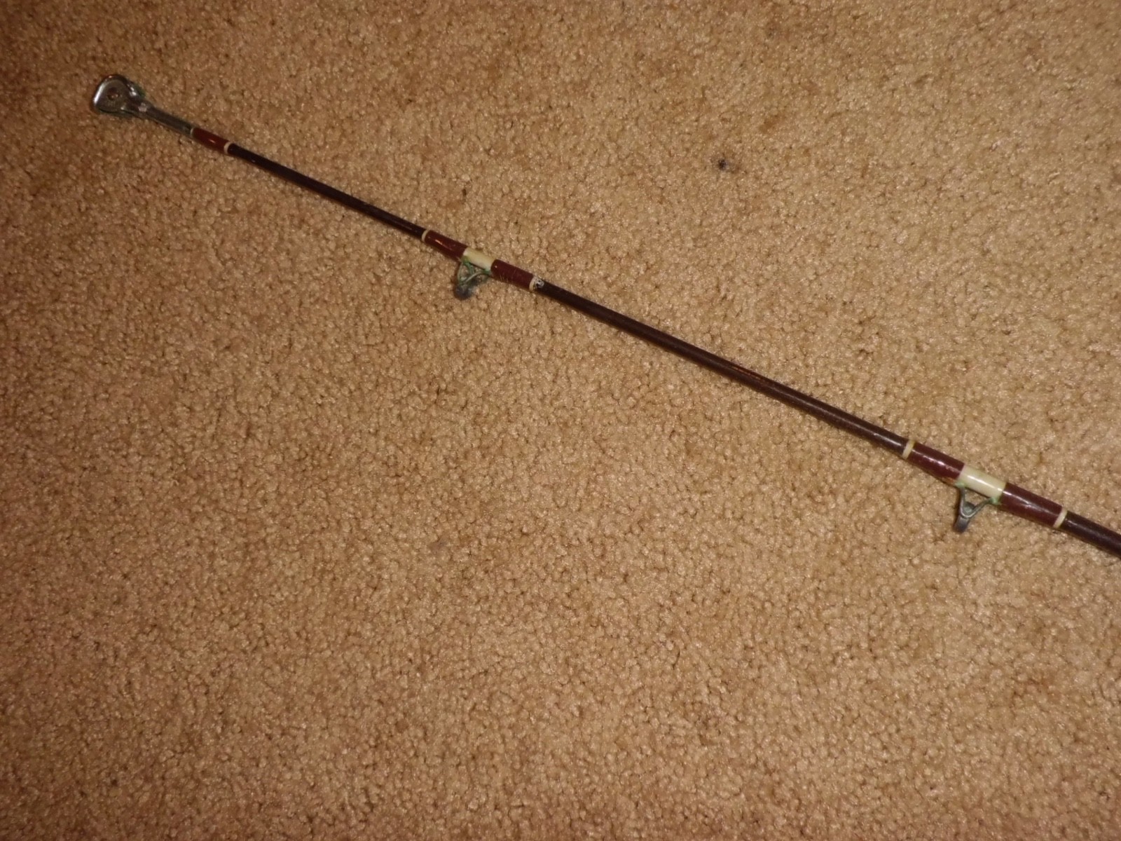 Vintage FENWICK Conventional 7′ Rod- USA w/ Roller Tip Guide