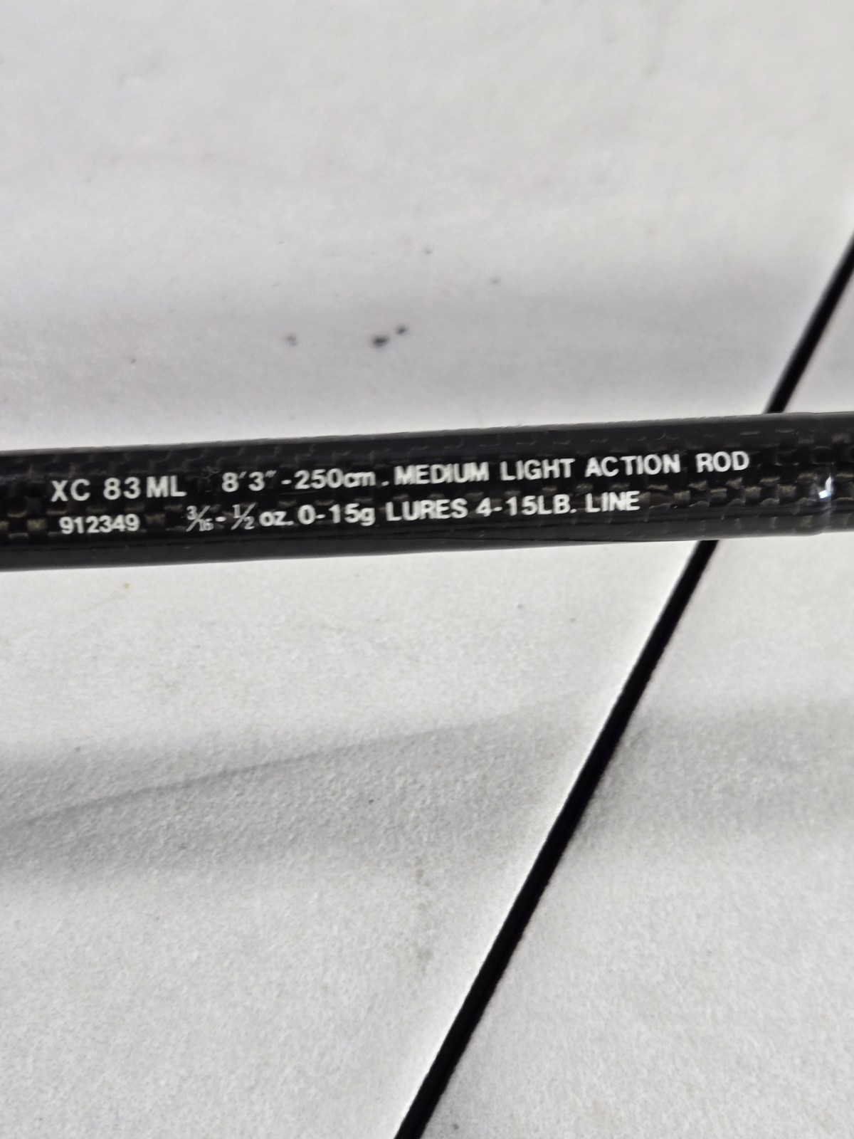 Abu Garcia Conolon HELLBENDER XC 83 Medium Light 8’3″ Graphite Casting Rod