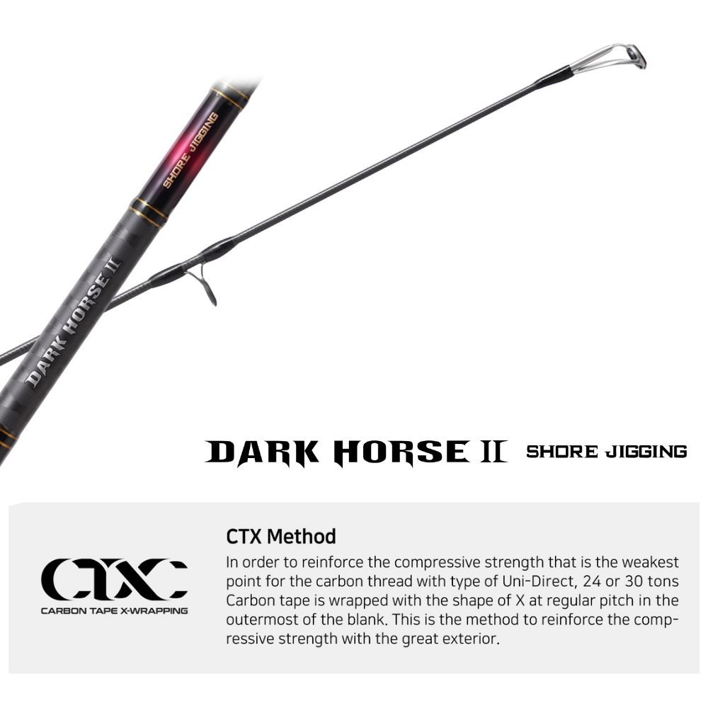 NS Black Hole Shore Jigging Rod DARK HORSE II S-962MH