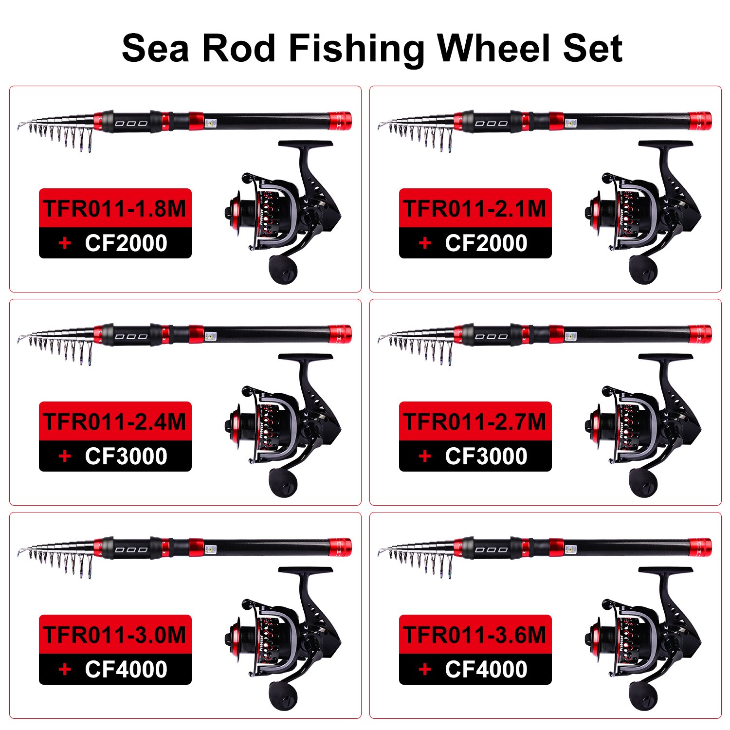 1.8-3.6M ultrashort Telescopic Fishing Rod Carbon Fiber Travel Sea Spinning Pole