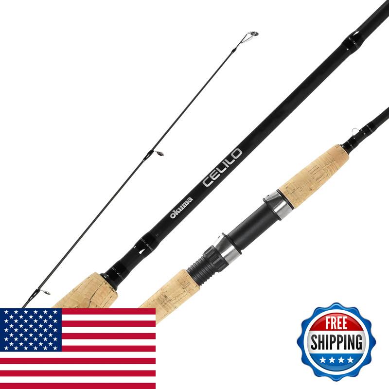 Okuma Celilo Graphite Lightweight Ultra Light Freshwater Rods Ce-S-662Ulb Black