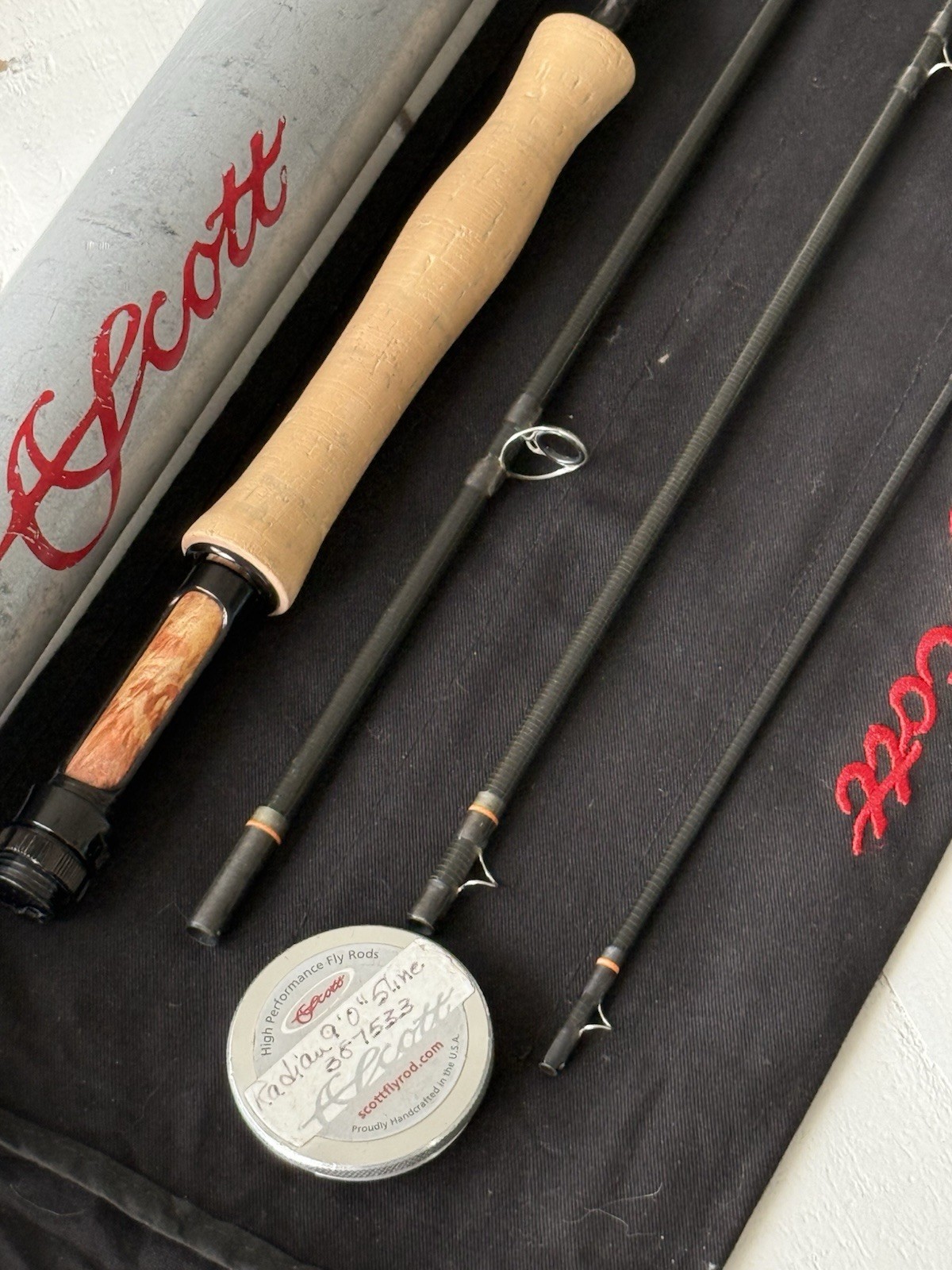 **BEAUTIFUL** 🔥 SCOTT RADIAN 5wt. 9’ft~4pc FlyRod!! 🔥~LEGENDARY~🔥