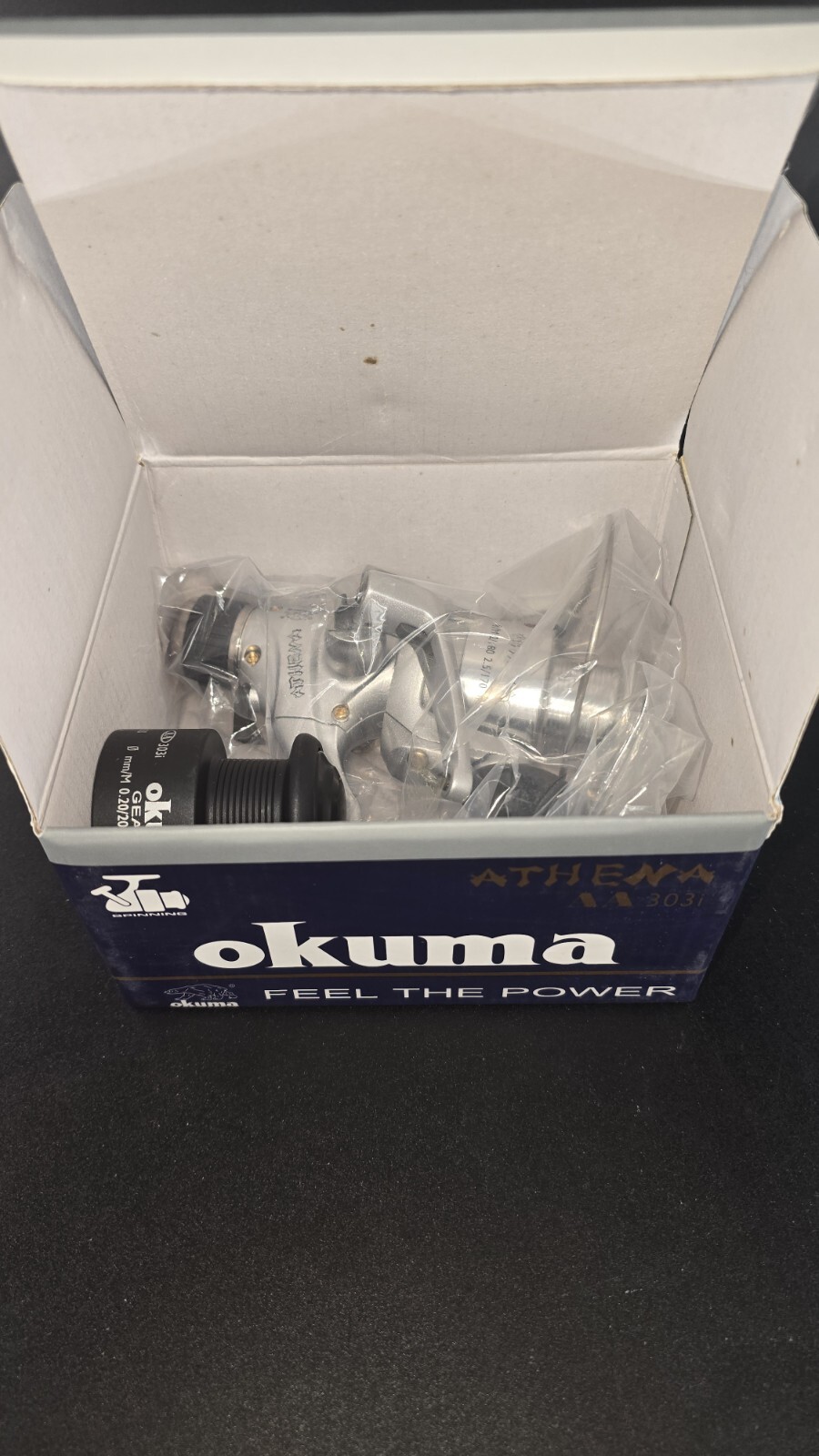Okuma Athena 303i Spinning Fishing Reel GR 5.0:1, 3BB