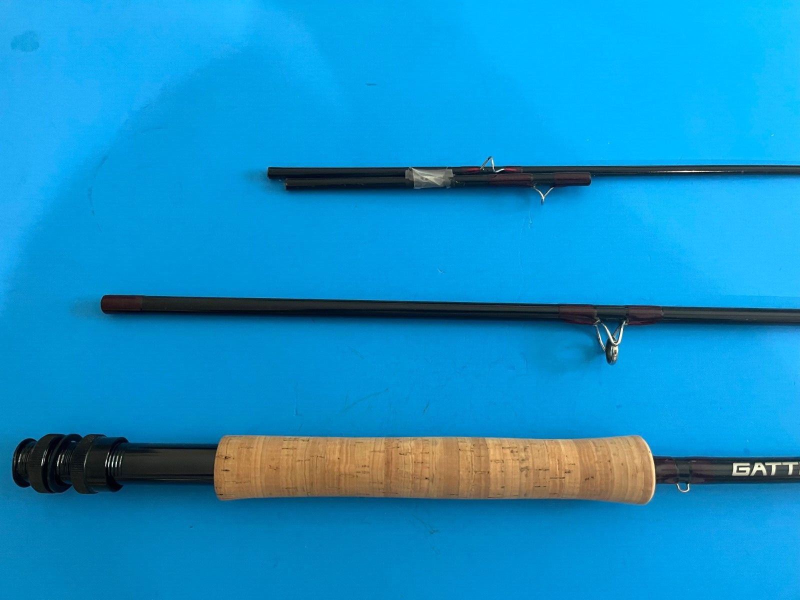 GATTI FR910 FLY ROD / 10 ft 9 WT. / 3 PIECE + rod-broken tip-