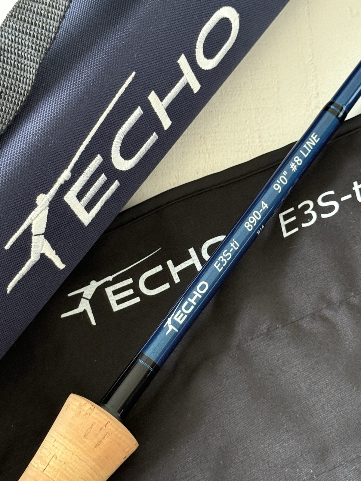 **BEAUTIFUL**🔥ECHO E3S-ti 8wt. 9’ft Fly Rod! 🔥~LQQK~🔥
