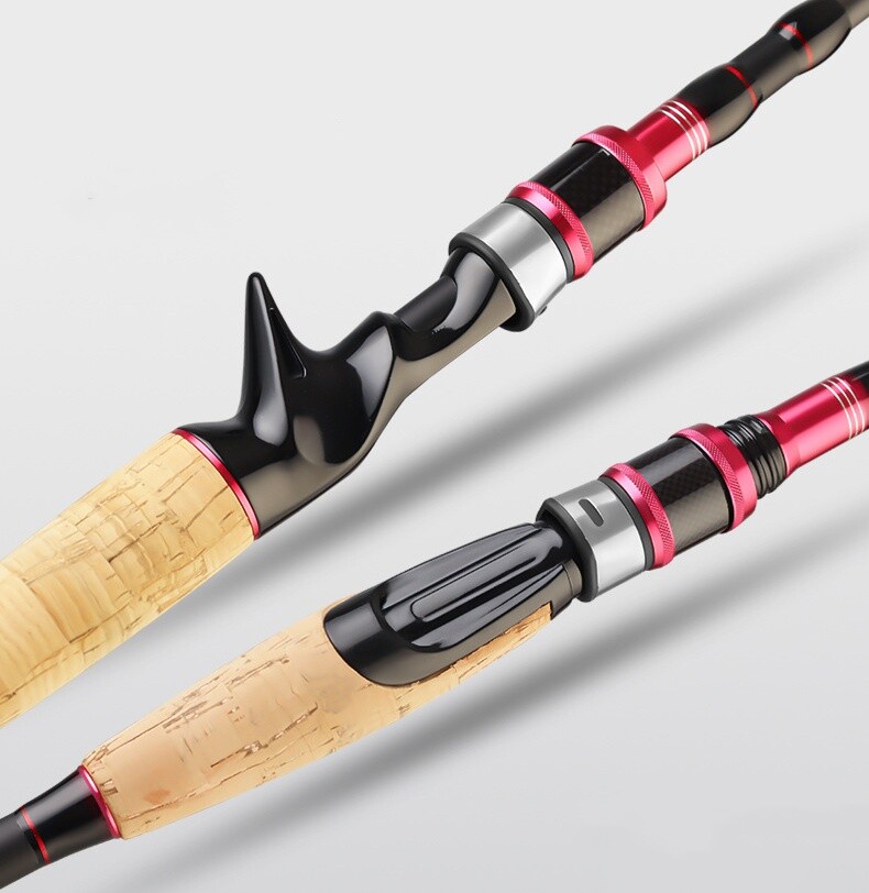 Carbon Casting Telescopic Fishing Rods 1.98m-2.7m Portable Poles Travel Spinning