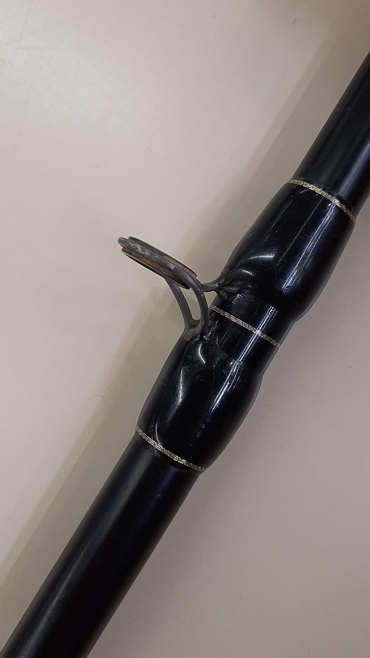 Valleyhill Snakehead Bass Rod 2-Piece, 10-11in, Cracked Guides, Used