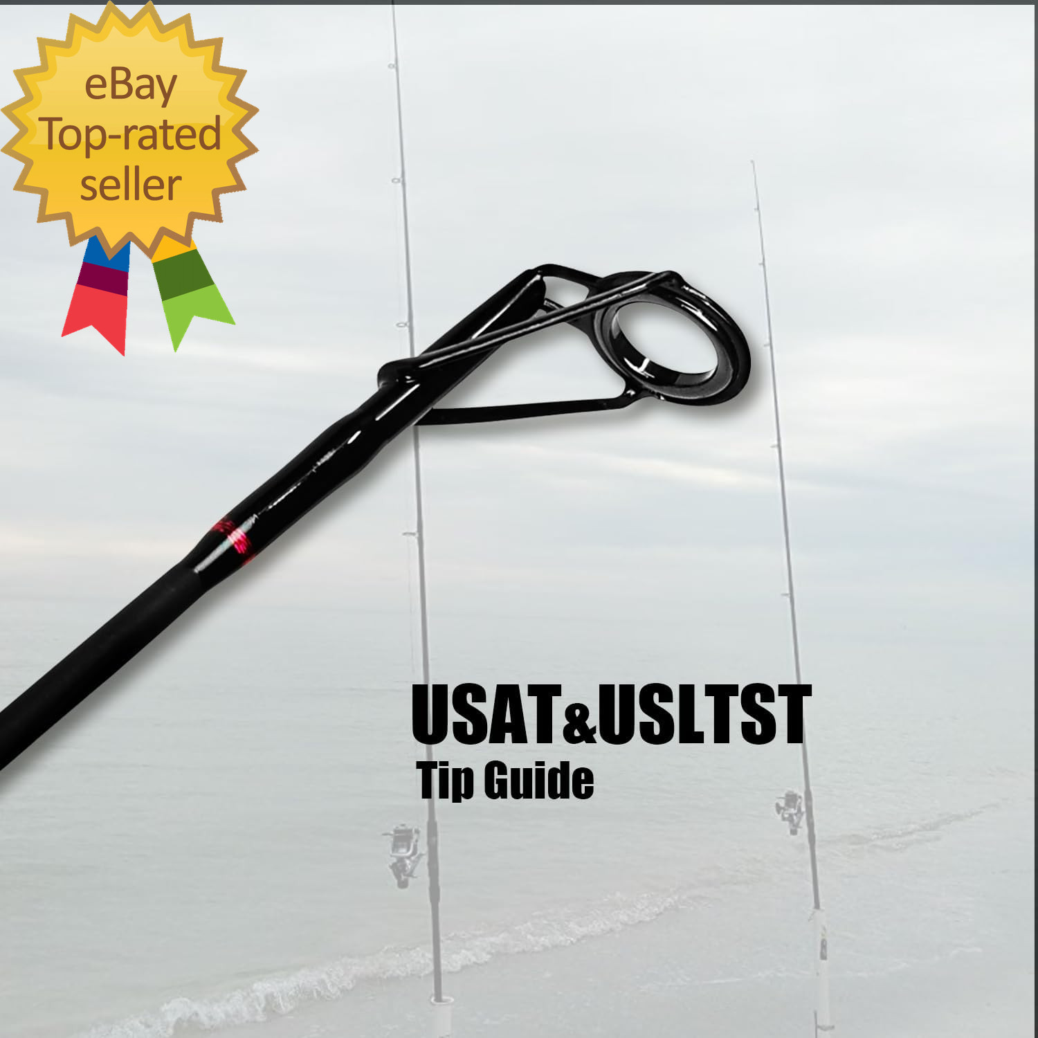 Surf Spinning Fishing Rod 2-Piece/4-Piece Graphite Travel Fishing Rod