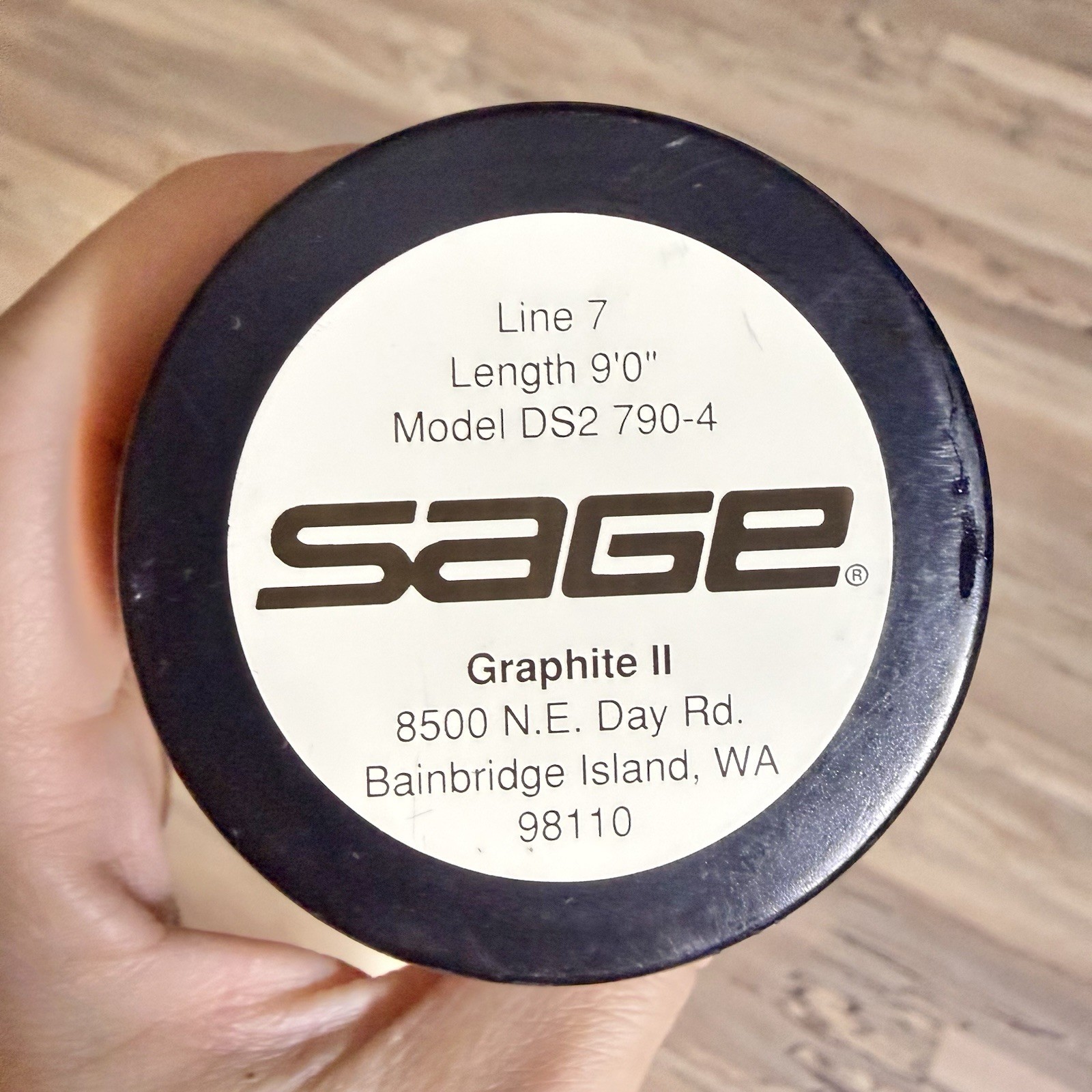 Sage Graphite II DS2 790-4 #7 Fly Fishing Rod 9’ W/Case & Warranty Card