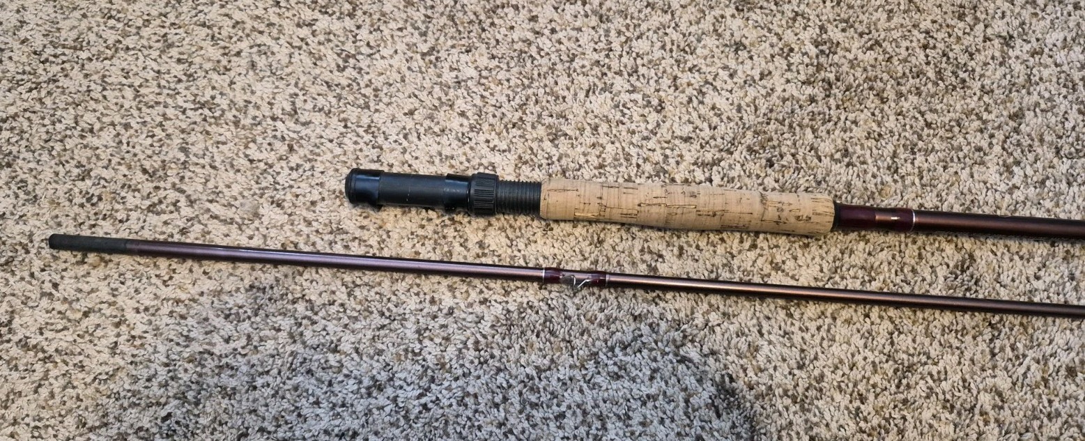 Pflueger PFLFY Fly Fishing Rod – 8′ Cork Handle 2 Piece