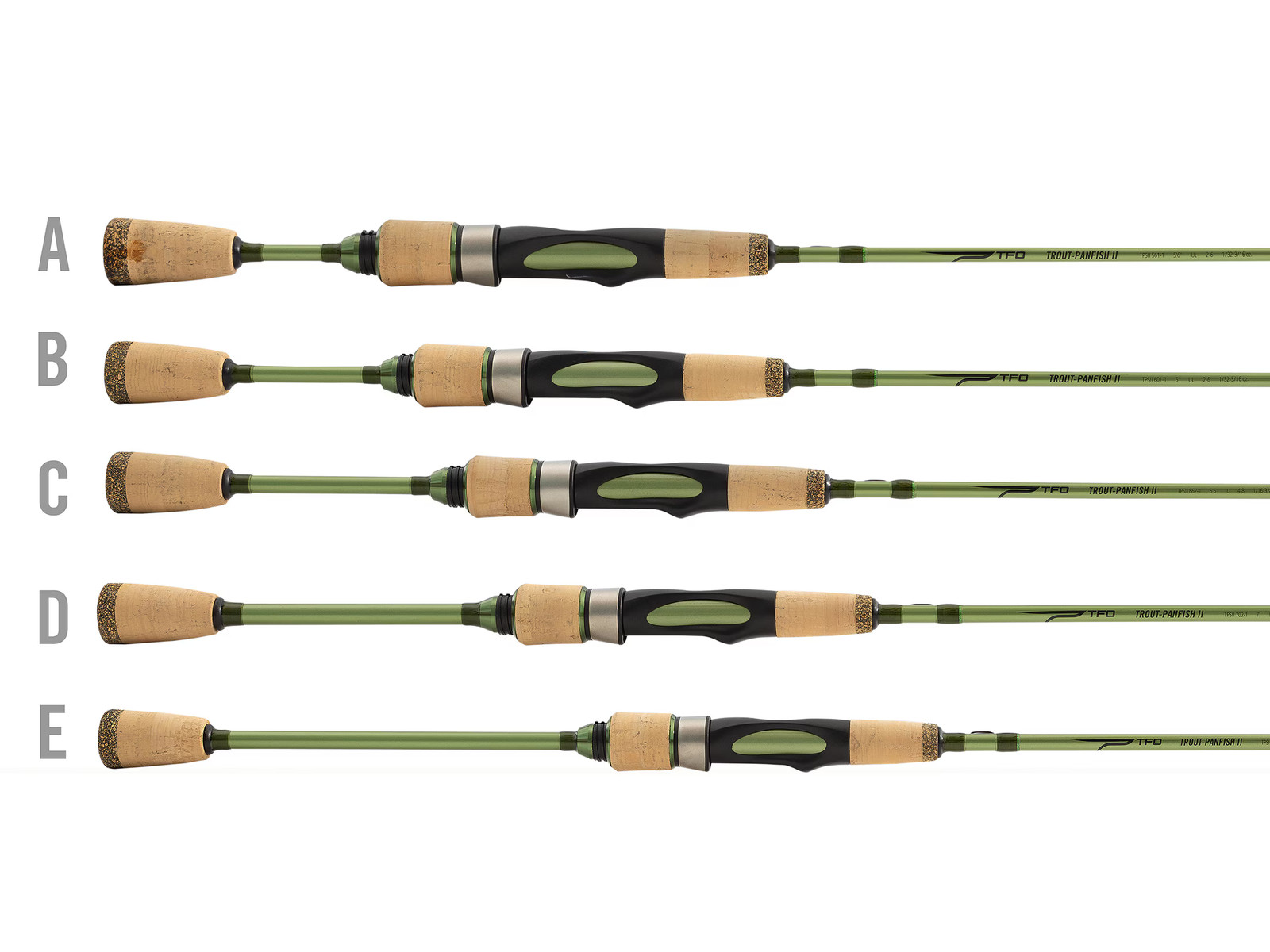 Temple Fork Outfitters Trout Panfish II 6’6″ Spinning Rod Ultralight 2Pc