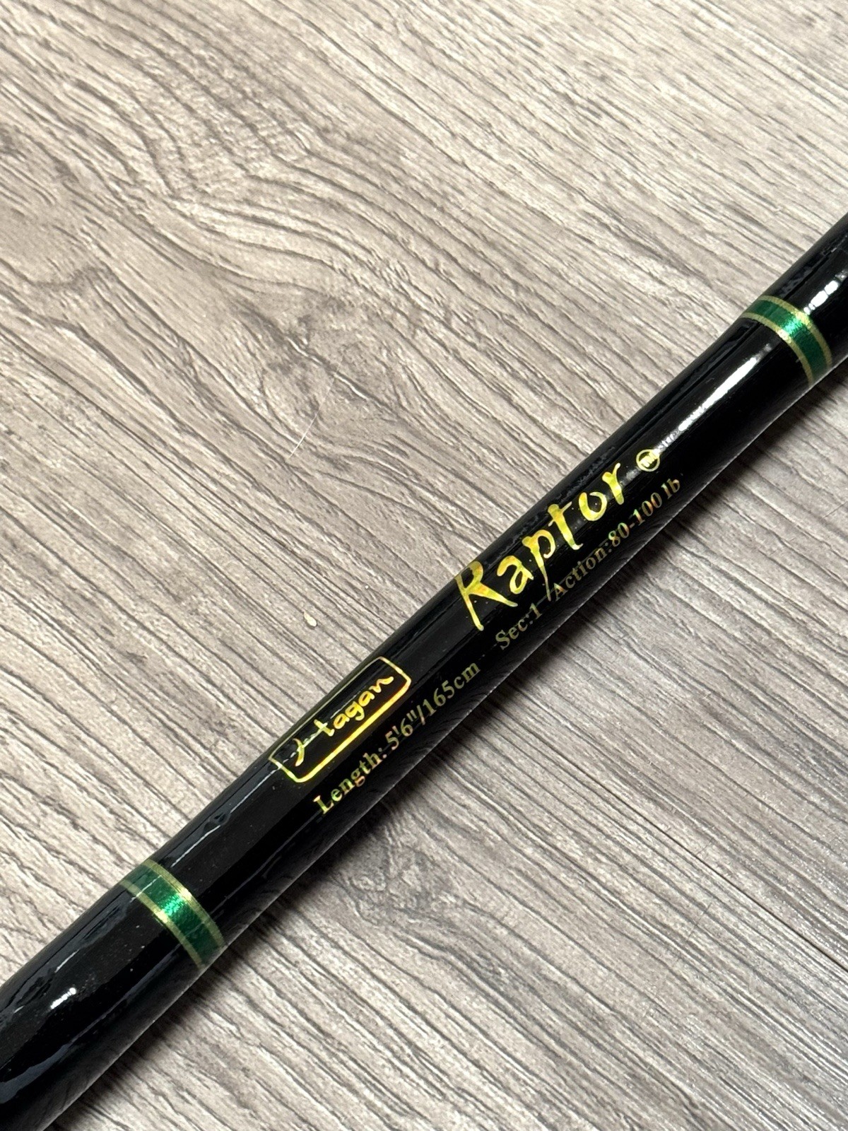 HAGAN RAPTOR TROLLING ROD 5’6″ 80-100 LB NEW