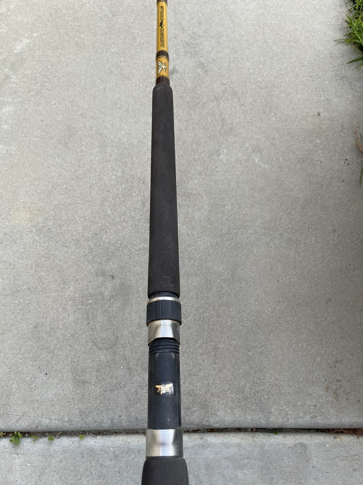 Vtg Fenwick ST 785 6 1/2’ Pacificstik Fenglass 30-80Lb Fishing Rod 7 Guides