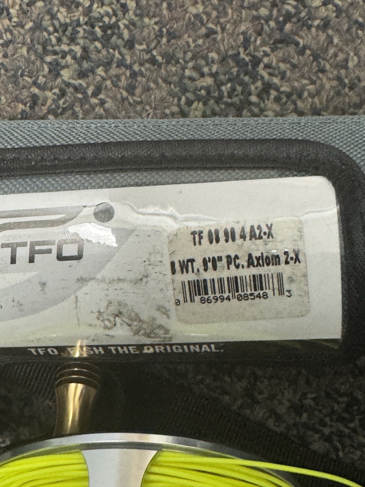 Temple Fork Outfitters TFO Axiom II 9’ 8wt Fly Rod Tube W/ TFO NTNFly Reel Combo