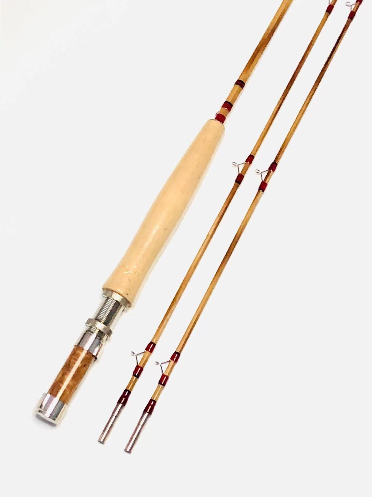 Jim Payne 6’6″ ~ 3 wt / ZHUSRODS Flame Bamboo Fly Rod / Fly Fishing Rods